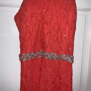 A cute long prom dress